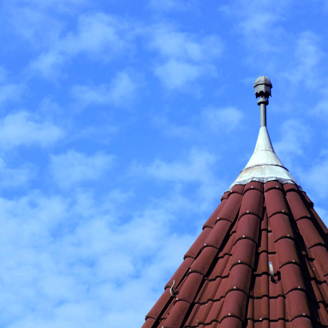 Spitze der Stiftskirche.