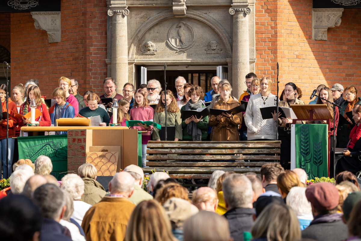 Chor beim Erntedankfest 2022