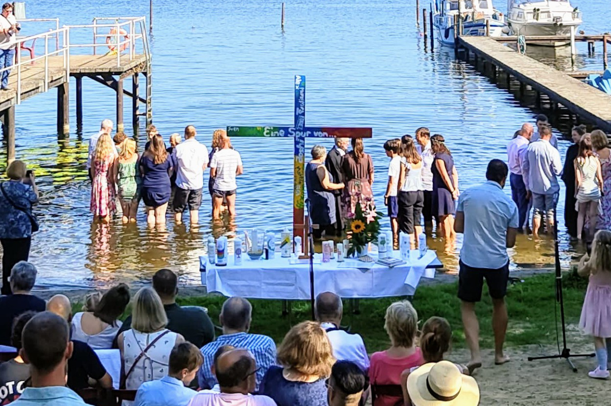Taufe in der Havel